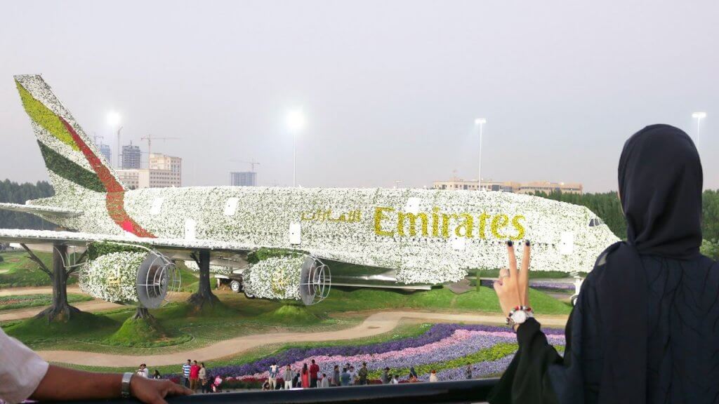 Dubai Miracle Garden a380