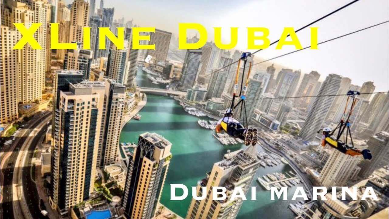 Xline Zipline Dubai Marina